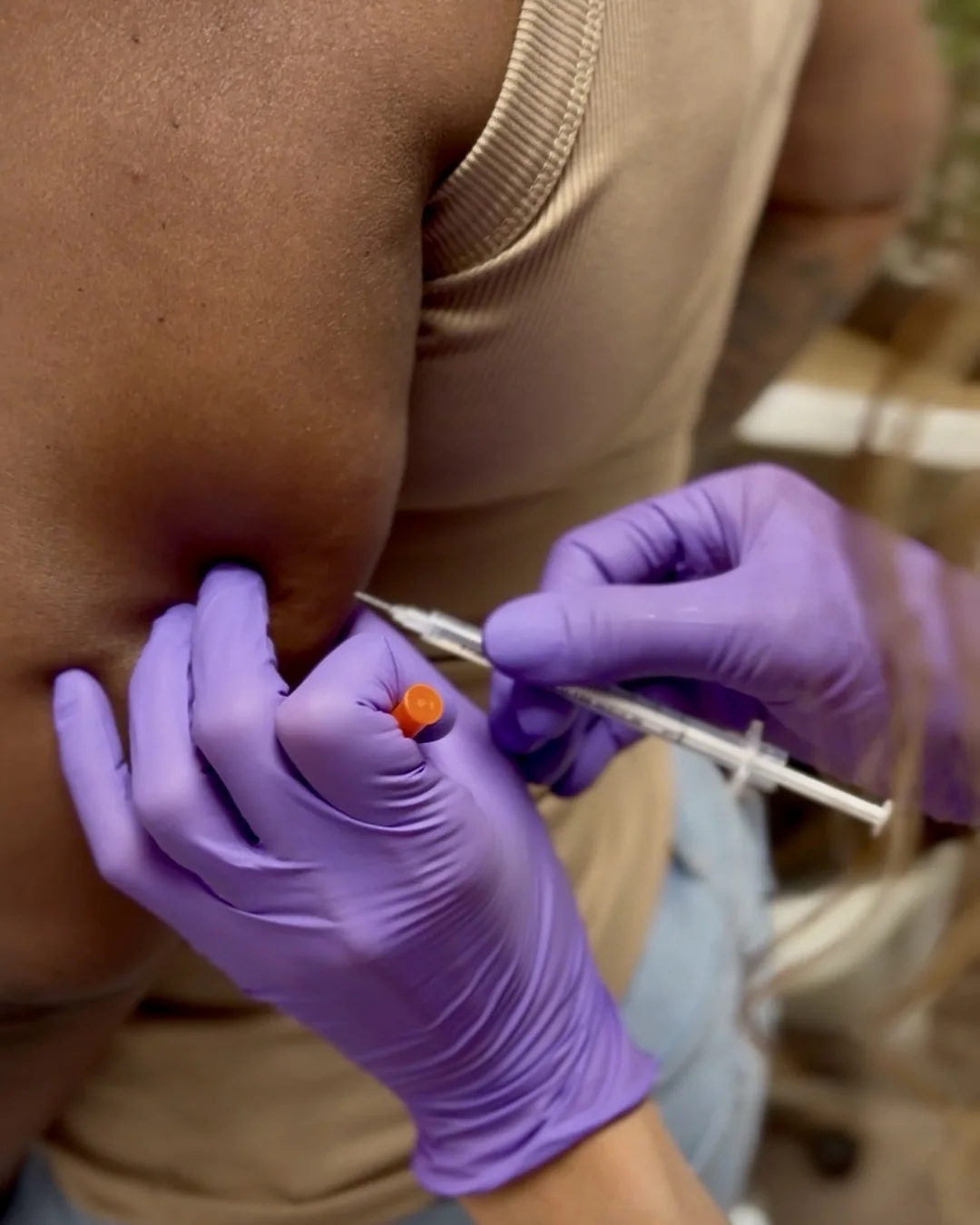 Weight management injection administered at Bambu Recovery